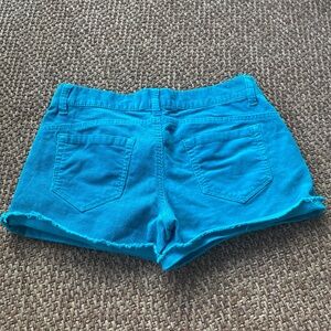Teal shorts
